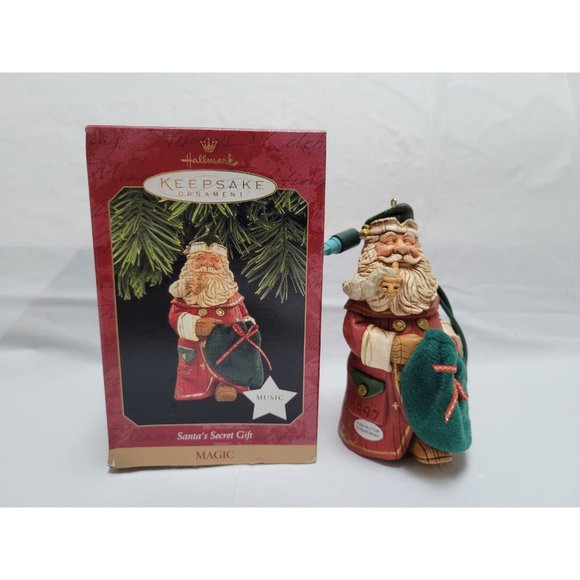 Hallmark Other - 1997 Hallmark Keepsake Santa’s Secret Gift - Music Christmas Ornament Vintage